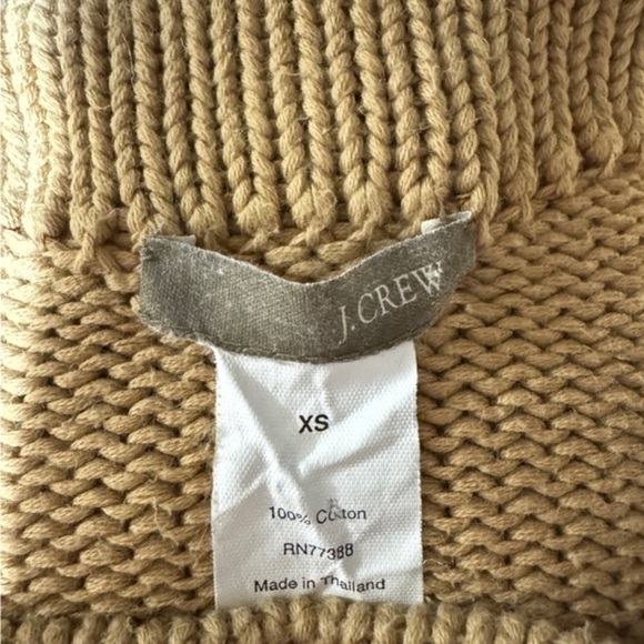 J.Crew 100% Cotton Ribbed Sweater - Size XS - Beige Knit
Classic basic - Picture 2 of 5